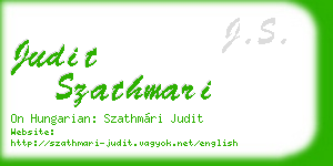 judit szathmari business card