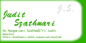 judit szathmari business card